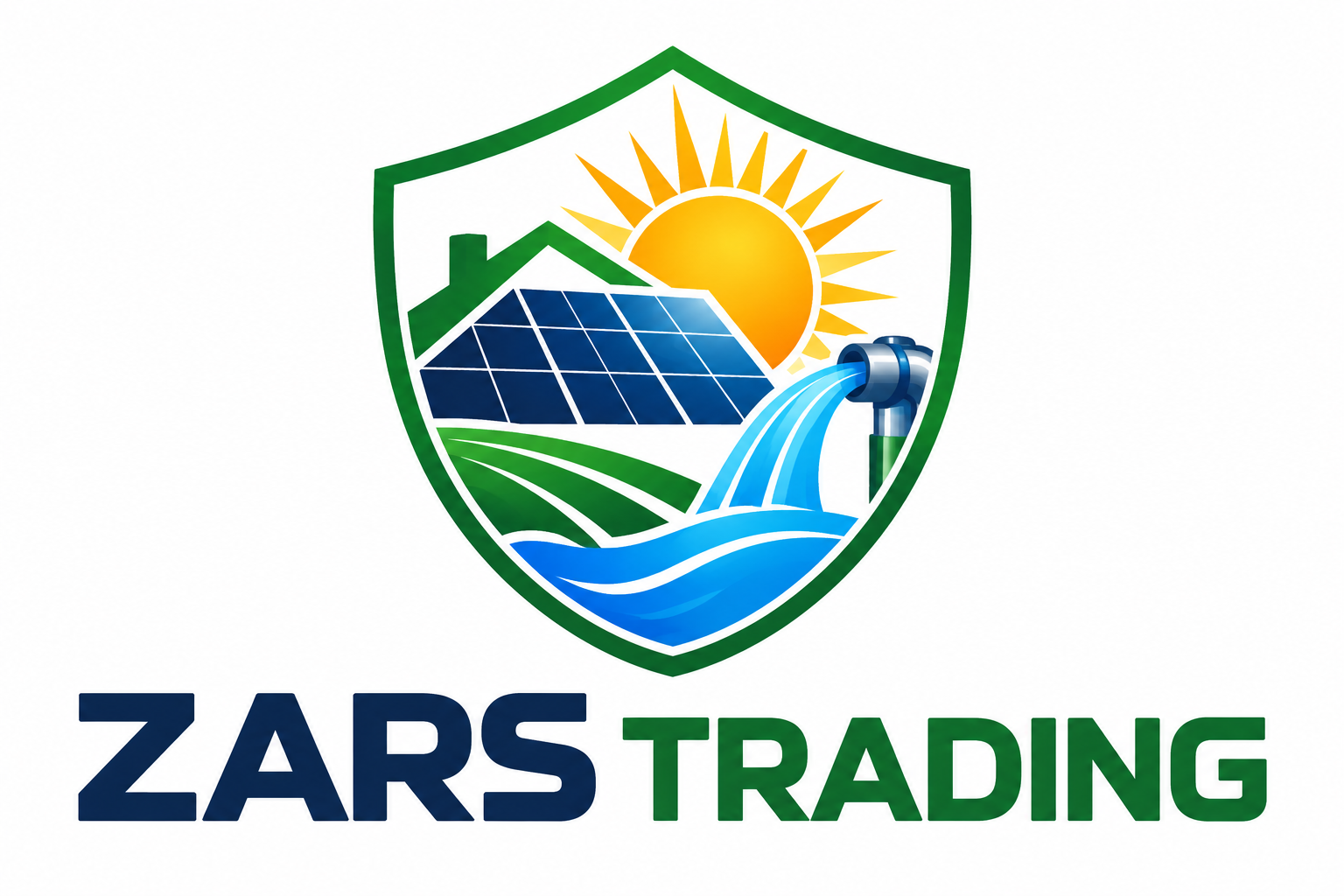 ZARS TRADING solar and water logo